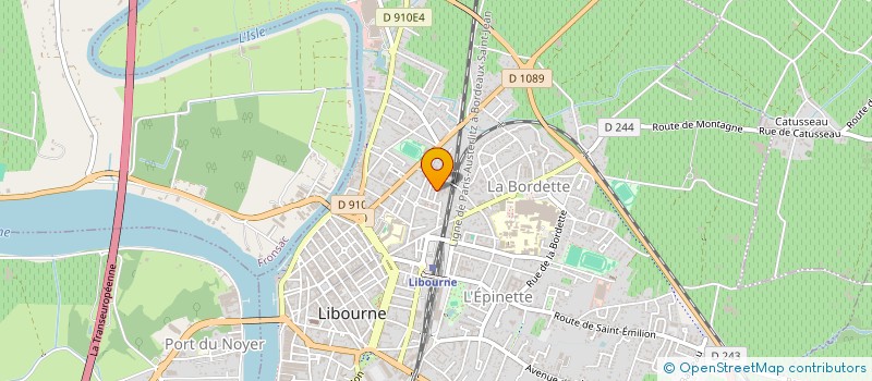 localisation de l'entreprise MADAME MARION LE BASTARD à LIBOURNE