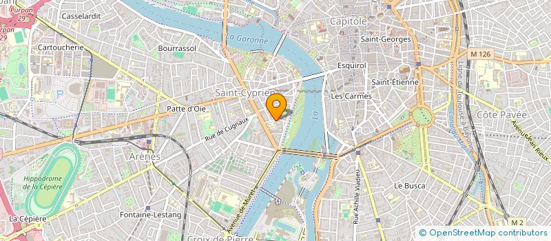 localisation de l'entreprise MADAME MARION LE BERRE  TOULOUSE