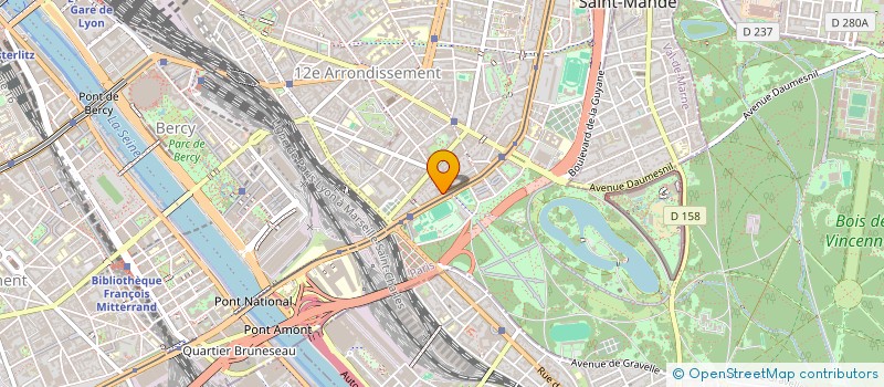 localisation de l'entreprise MADAME MARION LE CAISNE  PARIS