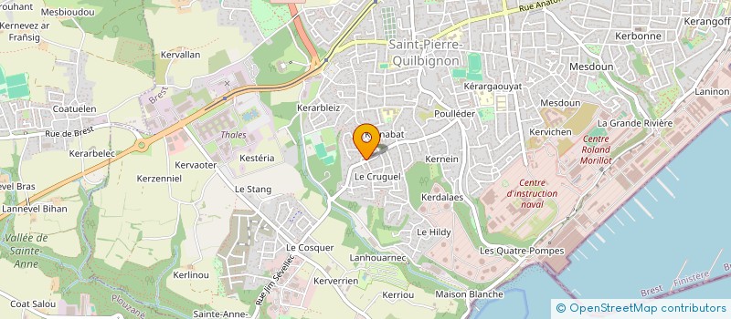 localisation de l'entreprise MADAME MARION LE DEUN à BREST