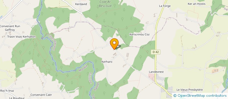 localisation de l'entreprise MADAME MARION LE GAC  TREMEL