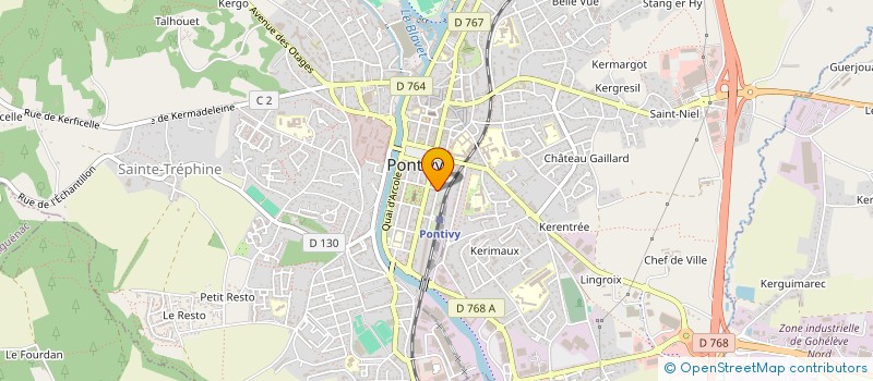 localisation de l'entreprise MADAME MARION LE GOFF  PONTIVY