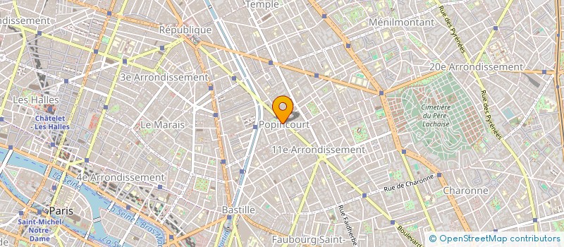 localisation de l'entreprise MADAME MARION LE GUENNEC  PARIS