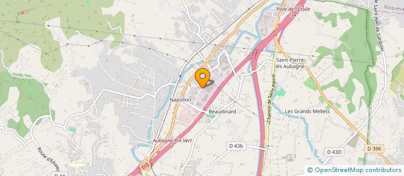 localisation de l'entreprise MADAME MARION LE MEUR  AUBAGNE