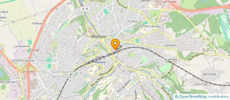 localisation de l'entreprise MADAME MARION LE PAGE à MORLAIX