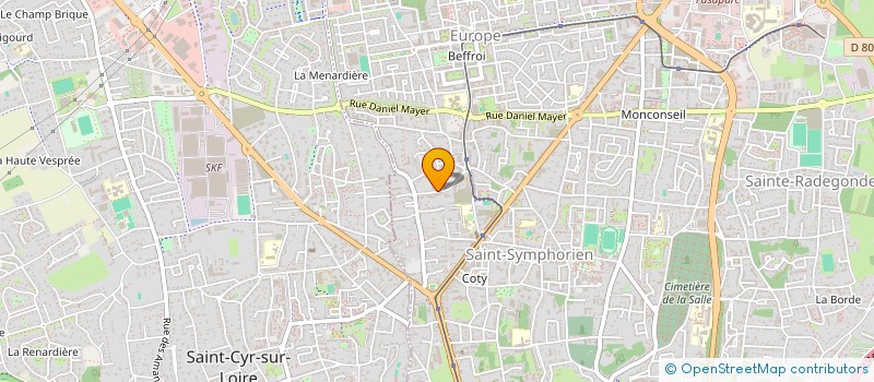 localisation de l'entreprise MADAME MARION LE PIPEC  TOURS