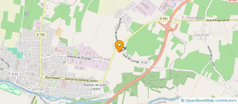 localisation de l'entreprise MADAME MARION LE TANNEUR à JARNAC