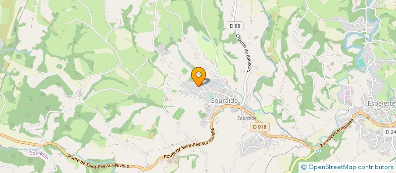 localisation de l'entreprise MADAME MARION LEBASCLE à SOURAIDE