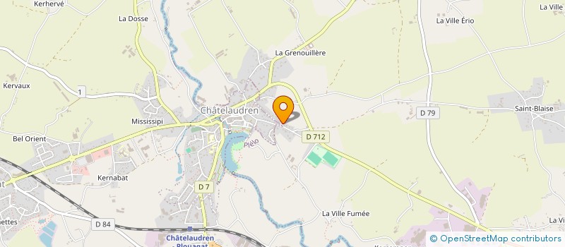 localisation de l'entreprise MADAME MARION LEBEL à PLELO