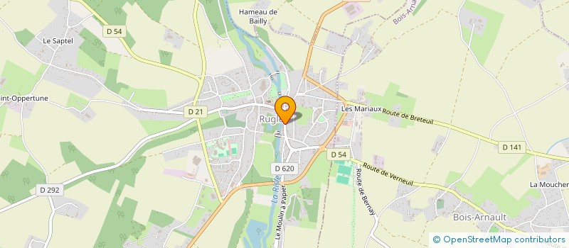 localisation de l'entreprise MADAME MARION LEBOURGEOIS  RUGLES