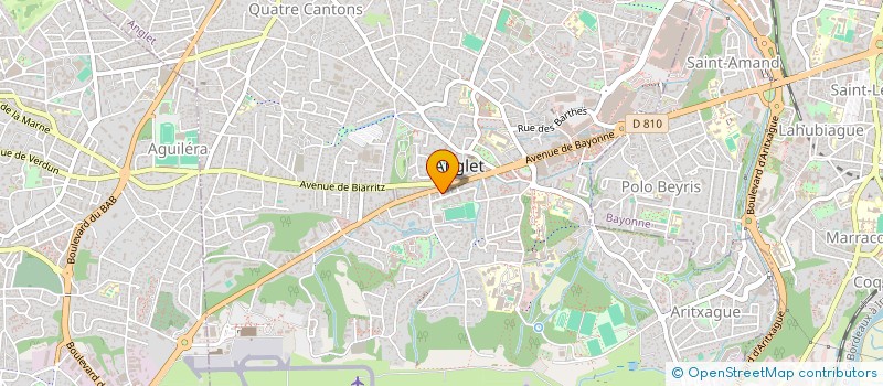 localisation de l'entreprise MADAME MARION LEBOUTEILLER  ANGLET