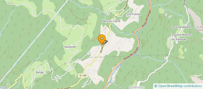 localisation de l'entreprise MADAME MARION LECAS  UGINE