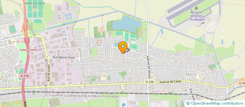 localisation de l'entreprise MADAME MARION LECERF  MARCK