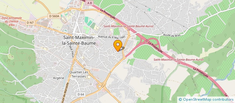 localisation de l'entreprise MADAME MARION LECERF à SAINT-MAXIMIN-LA-SAINTE-BAUME