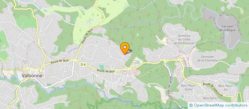 localisation de l'entreprise MADAME MARION LECHLEITER  VALBONNE