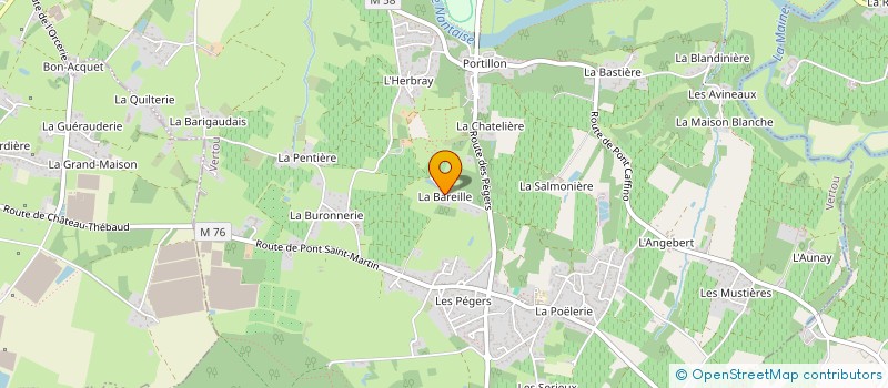 localisation de l'entreprise MADAME MARION LECLERCQ  VERTOU