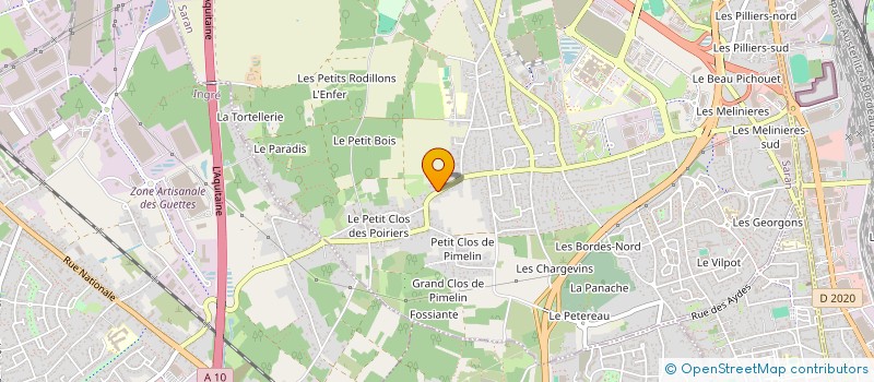 localisation de l'entreprise MADAME MARION LECOMTE  SARAN