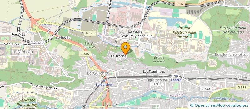localisation de l'entreprise MADAME MARION LECRIVAIN à PALAISEAU