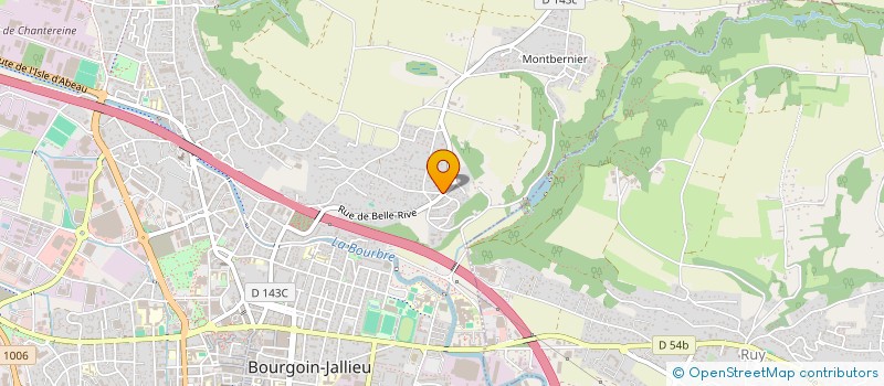 localisation de l'entreprise MADAME MARION LEDAIN à BOURGOIN-JALLIEU