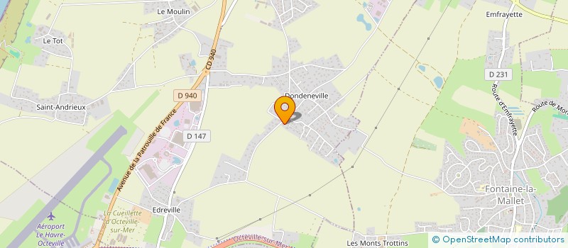 localisation de l'entreprise MADAME MARION LEDAMOISEL à OCTEVILLE-SUR-MER