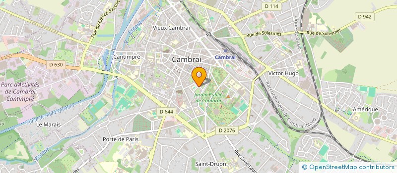 localisation de l'entreprise MADAME MARION LEFEBVRE  CAMBRAI