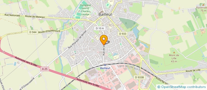 localisation de l'entreprise MADAME MARION LEFEBVRE à BAILLEUL
