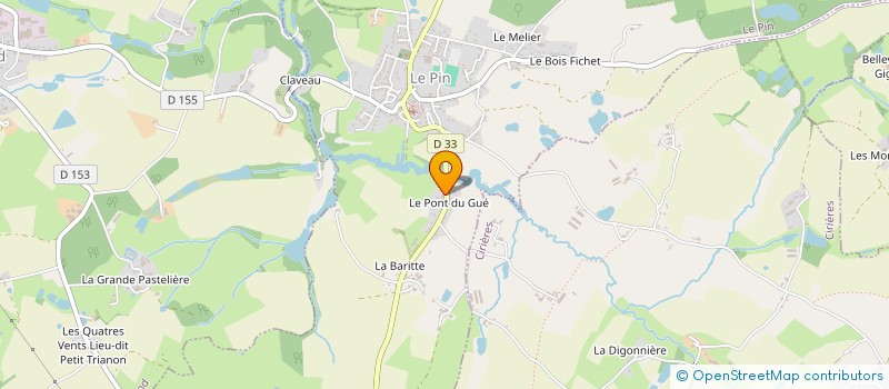 localisation de l'entreprise MADAME MARION LEFORT à LE PIN