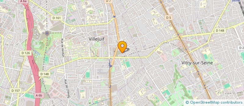 localisation de l'entreprise MADAME MARION LEGER à VILLEJUIF