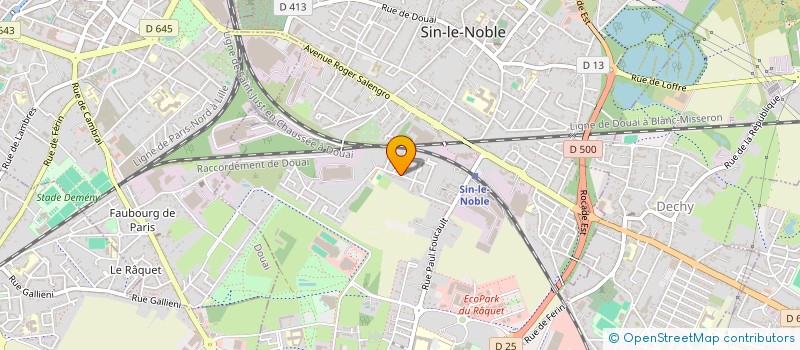 localisation de l'entreprise MADAME MARION LEGER  SIN-LE-NOBLE