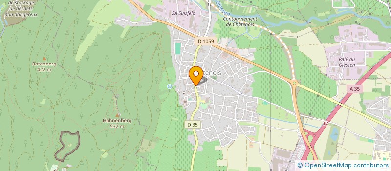 localisation de l'entreprise MADAME MARION LEGRAND à CHATENOIS