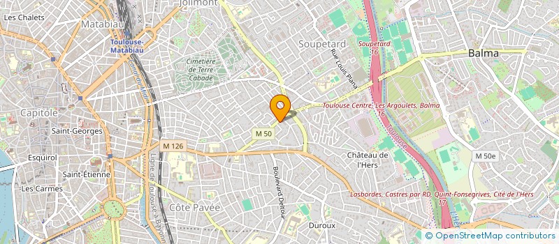 localisation de l'entreprise MADAME MARION LEGUAY-VAUBAILLON à TOULOUSE