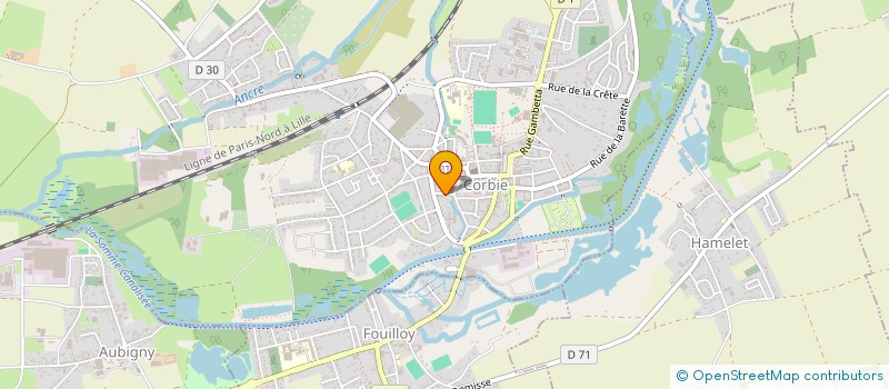 localisation de l'entreprise MADAME MARION LEJEUNE  CORBIE