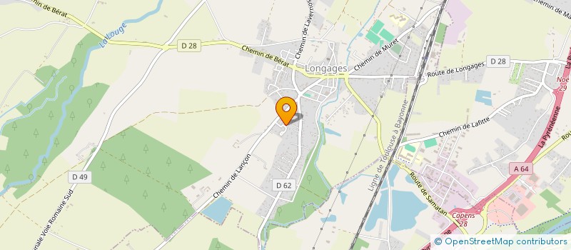 localisation de l'entreprise MADAME MARION LELONG  LONGAGES