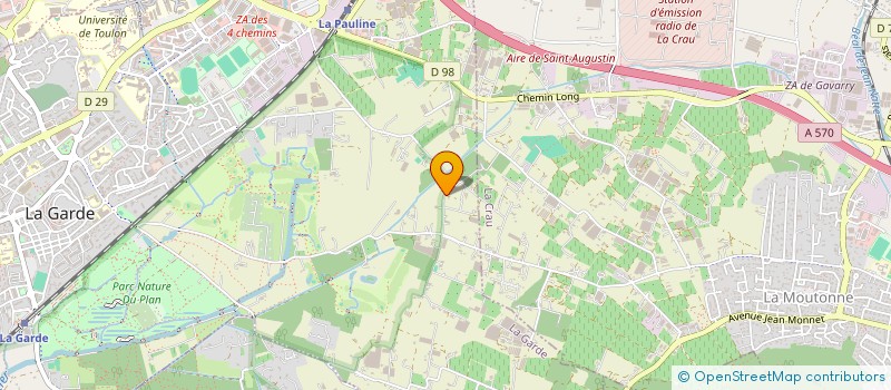 localisation de l'entreprise MADAME MARION LEMEE  LA GARDE