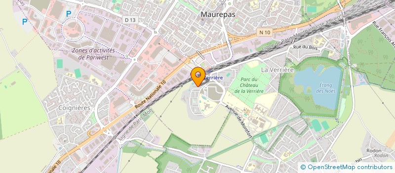 localisation de l'entreprise MADAME MARION LEMESLE  VERRIERE (LA)