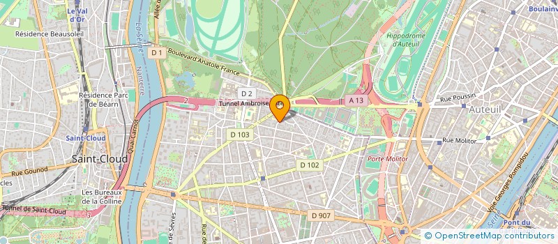 localisation de l'entreprise MADAME MARION LEMOINE à BOULOGNE-BILLANCOURT
