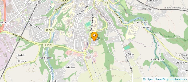 localisation de l'entreprise MADAME MARION LEMONNIER à PLOURIN-LES-MORLAIX