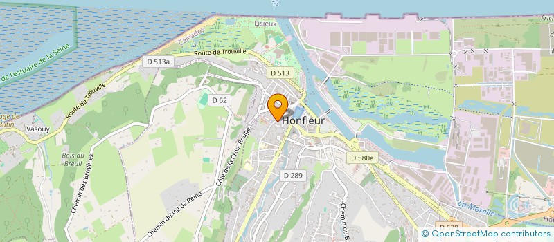 localisation de l'entreprise MADAME MARION LEMONNIER à HONFLEUR