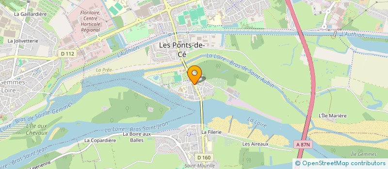 localisation de l'entreprise MADAME MARION LENGLET  BRISSAC LOIRE AUBANCE