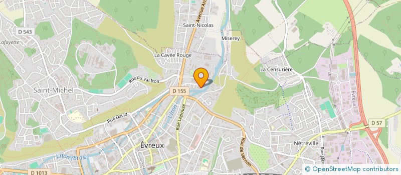 localisation de l'entreprise MADAME MARION LENOURY  EVREUX