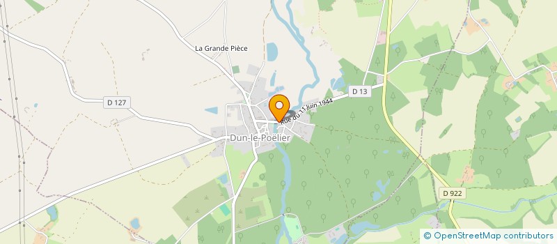 localisation de l'entreprise MADAME MARION LEPAGE à DUN-LE-POELIER