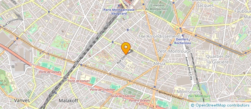 localisation de l'entreprise MADAME MARION LEPEU  PARIS