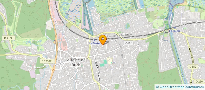 localisation de l'entreprise MADAME MARION LEROY à LA TESTE-DE-BUCH