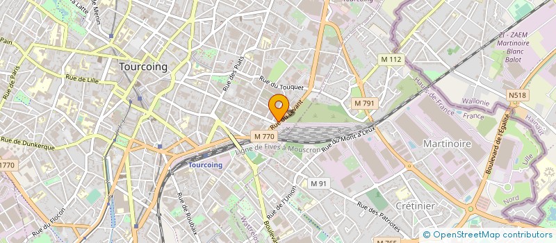 localisation de l'entreprise MADAME MARION LESAGE  TOURCOING