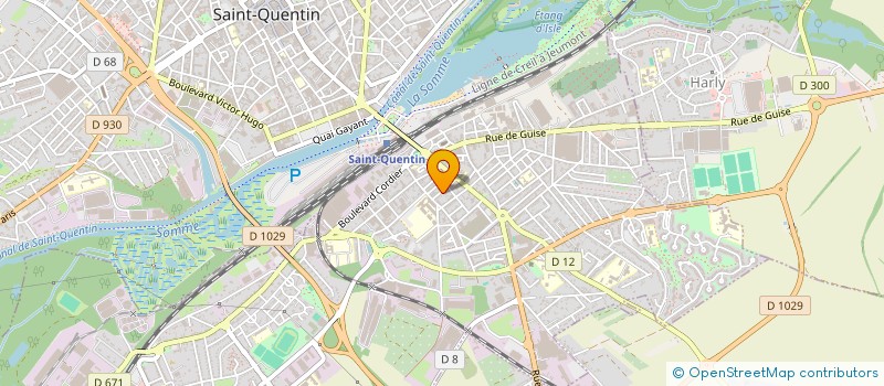 localisation de l'entreprise MADAME MARION LESCAILLER à SAINT-QUENTIN