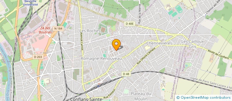 localisation de l'entreprise MADAME MARION LESEIN  CONFLANS-SAINTE-HONORINE