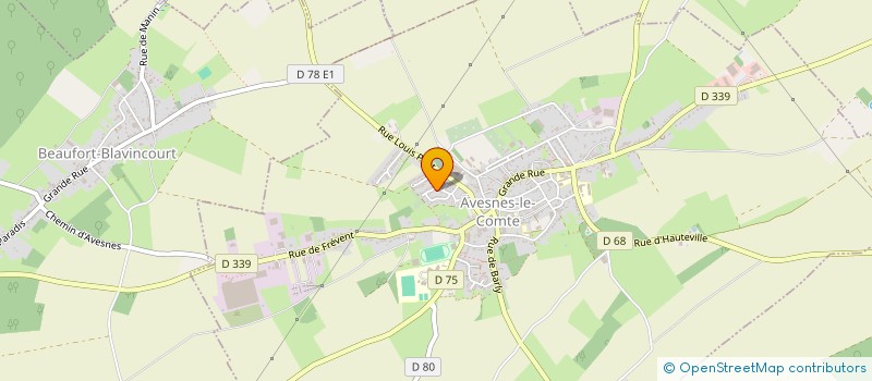 localisation de l'entreprise MADAME MARION LESIEUX  AVESNES-LE-COMTE