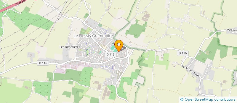 localisation de l'entreprise MADAME MARION LEVARD  LE PLESSIS-GRAMMOIRE