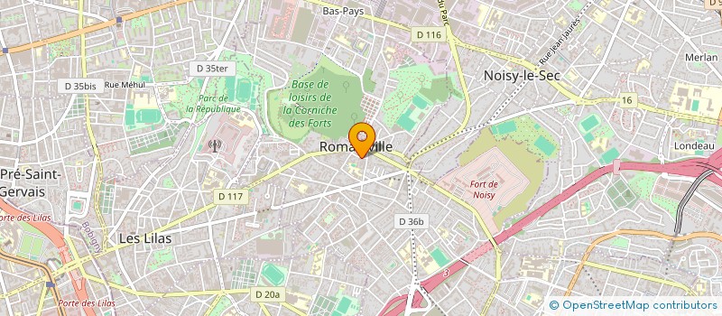 localisation de l'entreprise MADAME MARION LEVEAU à ROMAINVILLE