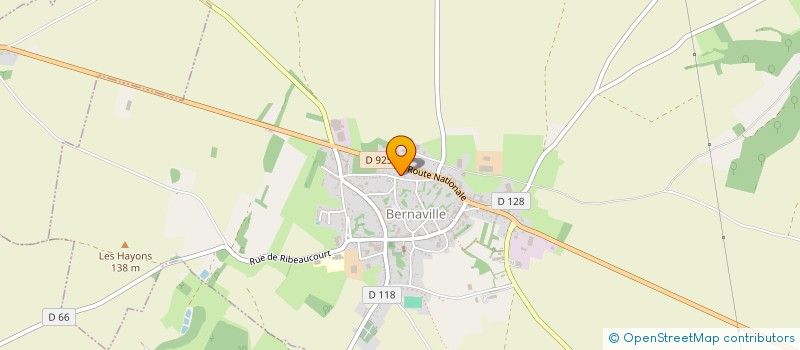 localisation de l'entreprise MADAME MARION LEVEQUE  HEUZECOURT